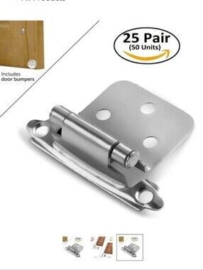 Berlin Modisch Overlay Cabinet Self Closing Hinge 25 Pair (50 Units) RETAILS $44